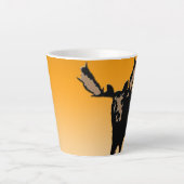 Moose at Sunset - Original Wildlife Art Latte Mok (Voorkant)