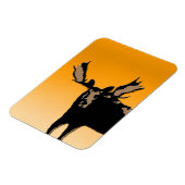 Moose at Sunset - Original Wildlife Art Magneet (Linkerzijde)