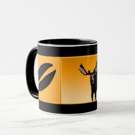 Moose at Sunset - Original Wildlife Art Mok