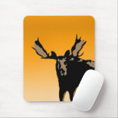 Moose at Sunset - Original Wildlife Art Muismat (Met muis)
