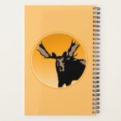 Moose at Sunset - Original Wildlife Art Planner (Achterkant)