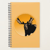 Moose at Sunset - Original Wildlife Art Planner (Voorkant)