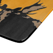 Moose at Sunset - Original Wildlife Art Snijplank (Hoek)
