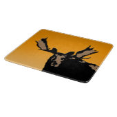 Moose at Sunset - Original Wildlife Art Snijplank (Hoek)