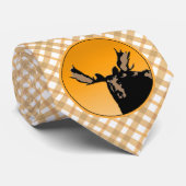 Moose at Sunset - Original Wildlife Art Stropdas (Opgerold)