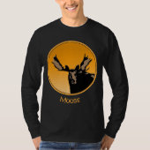 Moose at Sunset - Original Wildlife Art T-shirt (Voorkant)