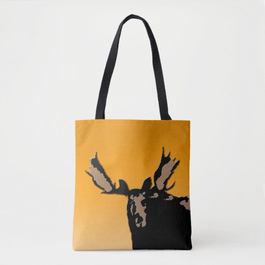 Moose at Sunset - Original Wildlife Art Tote Bag (Voorkant)