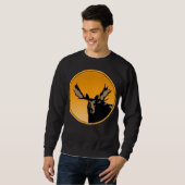 Moose at Sunset - Original Wildlife Art Trui (Voorkant volledig)
