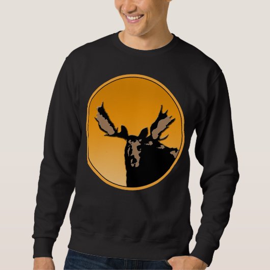 Moose at Sunset - Original Wildlife Art Trui (Voorkant)