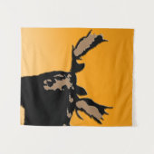 Moose at Sunset - Original Wildlife Art Wandkleed (Voorkant (horizontaal))