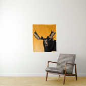 Moose at Sunset - Original Wildlife Art Wandkleed (In situ)