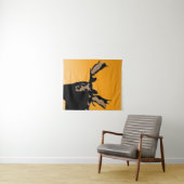 Moose at Sunset - Original Wildlife Art Wandkleed (In Situ (horizontaal))