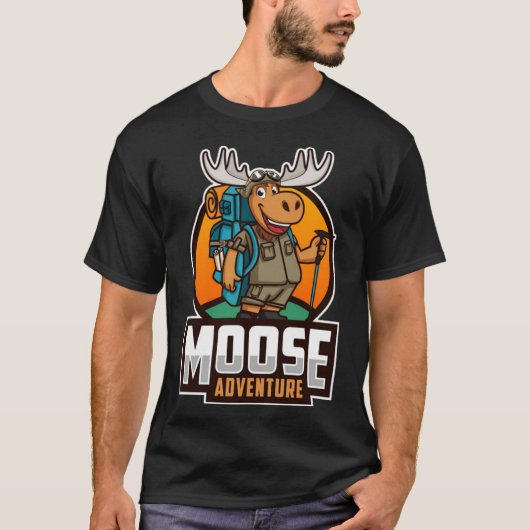 Moose avontuur t-shirt (Voorkant)