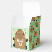 Moose Baby shower Bedankdoosjes (Geopend)