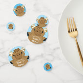 Moose Baby shower Blue Boy Confetti (Groep)