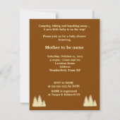 Moose Baby shower Kaart (Achterkant)