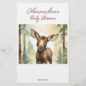 Moose Baby voorspellingen advies Kaart (Achterkant)