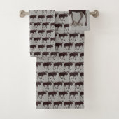 Moose Bath Towel Set Custom Canada Moose Towels Bad Handdoek (Insitu)