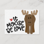 Moose Be Love Informatiekaartje (Voorkant)