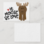 Moose Be Love Informatiekaartje (Voorkant / Achterkant)