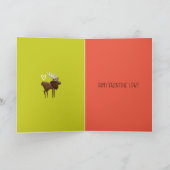 Moose Be Valentijn Card Kaart (Binnen)