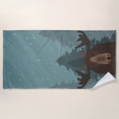 Moose Beach Towel Strandlaken (Voorkant)