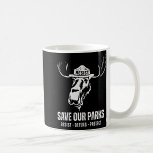 Moose Beer Save Our Park Anti Trump Mannen Vrouwen Koffiemok