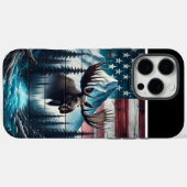 Moose & Berg onder de sterren Case-Mate iPhone Case (Achterkant (horizontaal))
