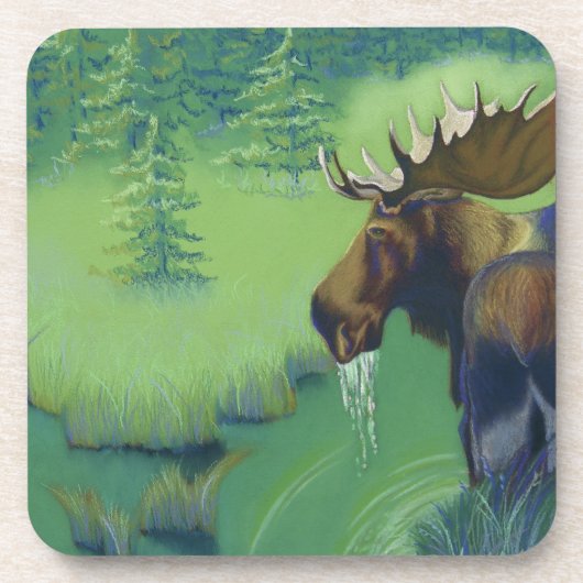 Moose Bier Onderzetter (Voorkant)