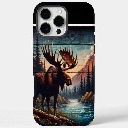 Moose bij de rivier Case-Mate iPhone case (Achterkant)