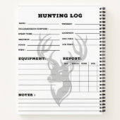 Moose bij een rivier in een patriottische scène notitieboek (Achterkant)