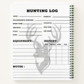 Moose bij een rustige bergstroom notitieboek (Achterkant)