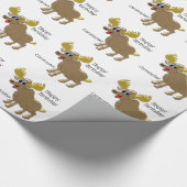 Moose Birthday Cadeaupapier (Hoek)