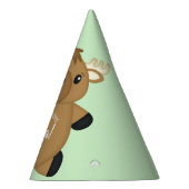 Moose Birthday Party Green Feesthoedjes (Rechts)