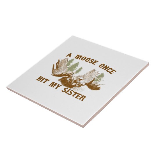 Moose Bite Tegeltje (Zijkant)