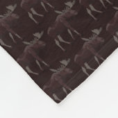 Moose Blankets Moose Art Blanket Custom Beddengoed Fleece Deken (Hoek)