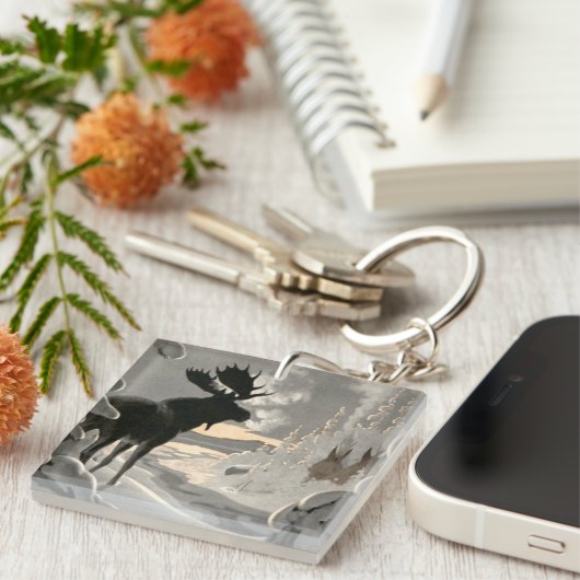 "Moose Breath" Sleutelhanger (Voorkant Rechts)