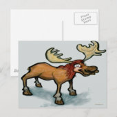 Moose Briefkaart (Voorkant / Achterkant)