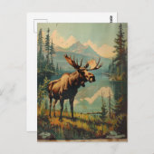 Moose Briefkaart (Voorkant / Achterkant)