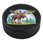 Moose buck hockey puck (3/4)