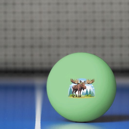 Moose buck pingpongbal (Net)