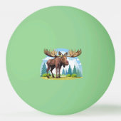 Moose buck pingpongbal (Voorkant)