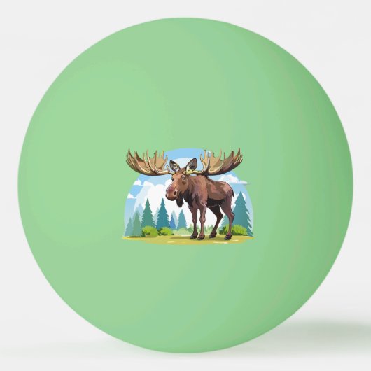 Moose buck pingpongbal (Achterkant)