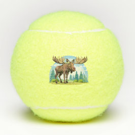 Moose buck tennisballen