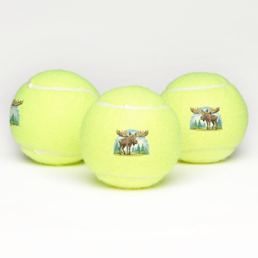 Moose buck tennisballen (Multi)