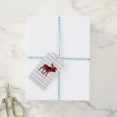 Moose Buffalo Controleer Wilderness Gift Labels Cadeaulabel (Met Touw)