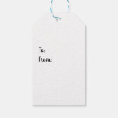 Moose Buffalo Controleer Wilderness Gift Labels Cadeaulabel (Achterkant)