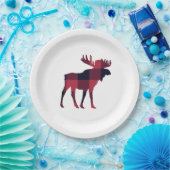 Moose Buffalo controleren wildernis Papieren Bordje (Feest)