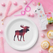 Moose Buffalo controleren wildernis Papieren Bordje (Feest)