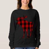 Moose Buffalo Red Plaid Shirt Gift (Voorkant)